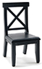 (image for) Cross Buck Chair, Black